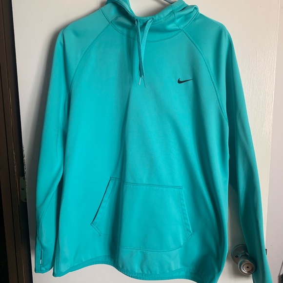 Nike Tops - Turquoise Nike Hoodie